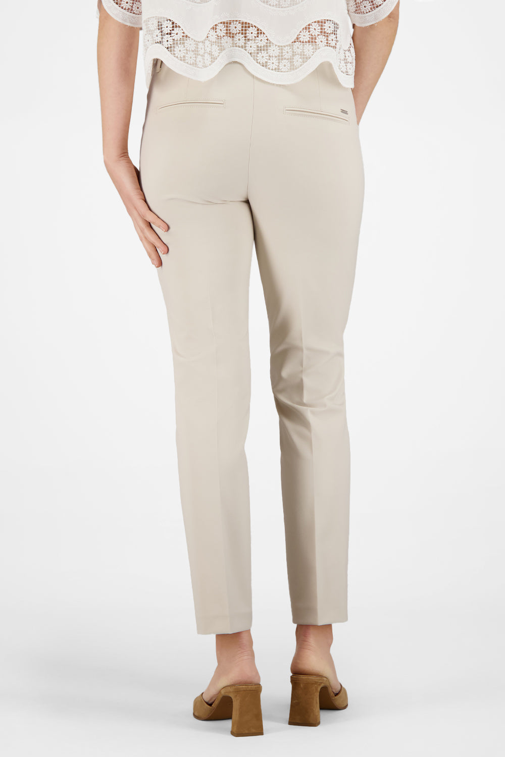 Gardeur Women Damen Hose ZENE61 - Straight - ZENE61-602471-1013 - sand - Beige