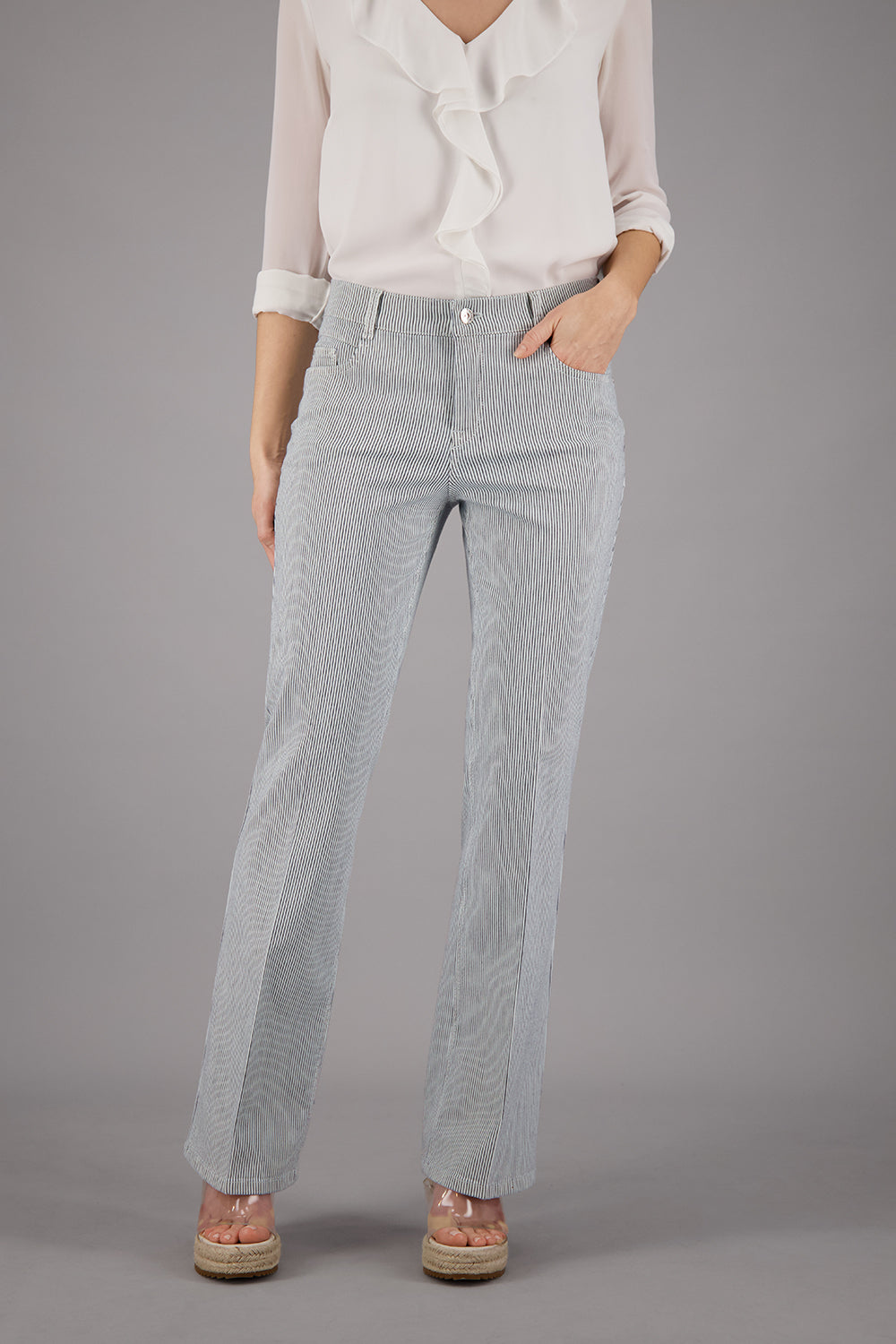Gardeur Women Damen Hose ZURI126 - Slim - ZURI126-621951-1068 - marine - Blau