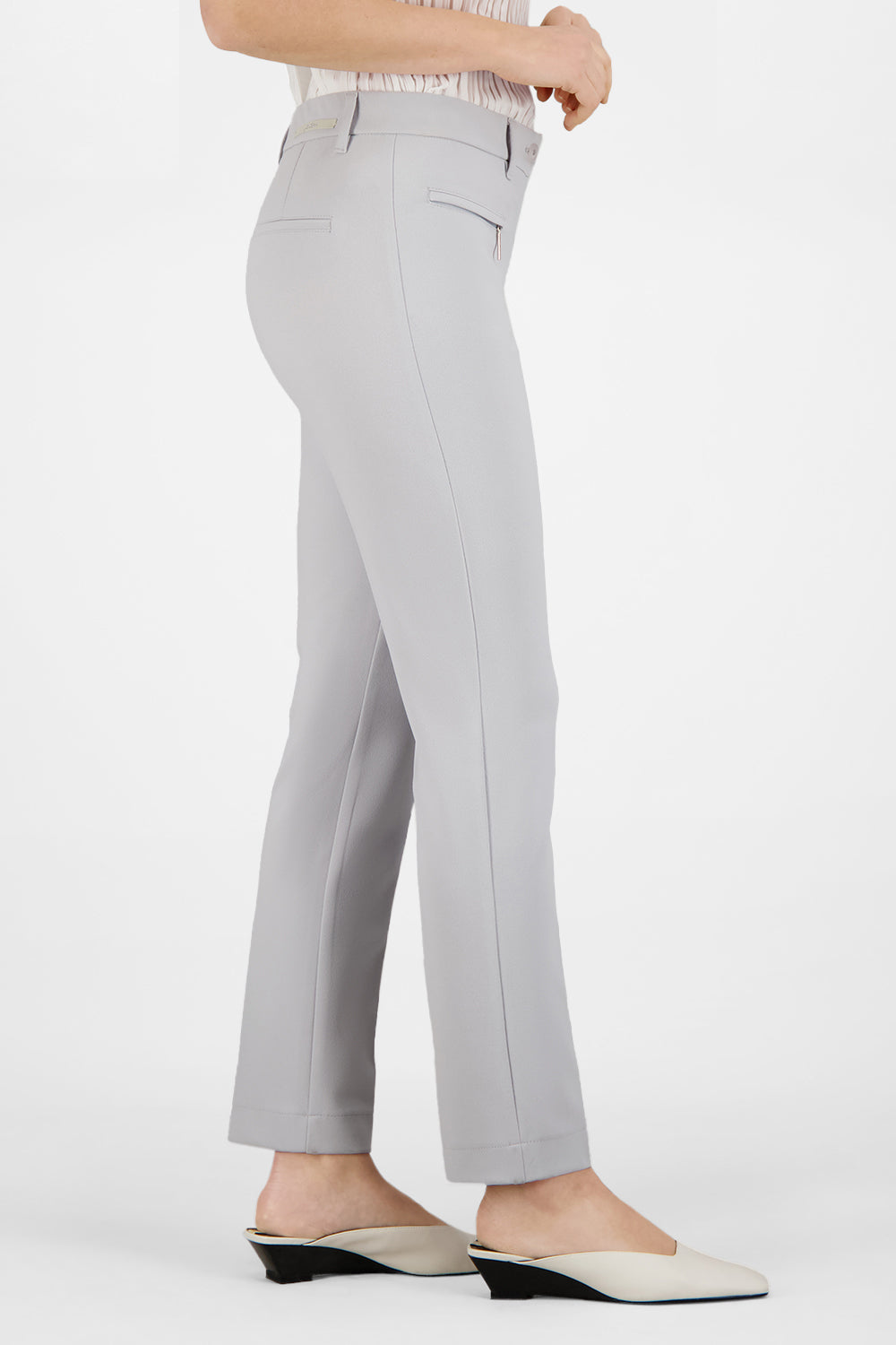 Gardeur Women Damen Hose ZENE51 - Slim Fit - ZENE51-601371-1091 - hellgrau - Grau