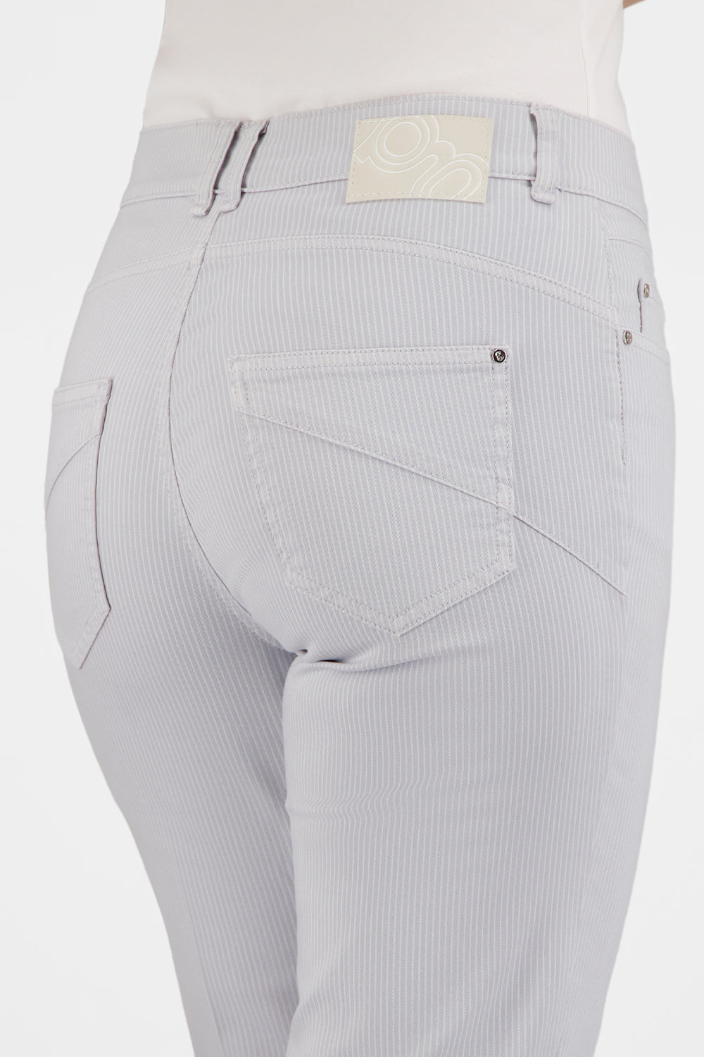 Gardeur Women Damen Hose ZURI126 - Slim - ZURI126-80951-1091 - hellgrau - Grau