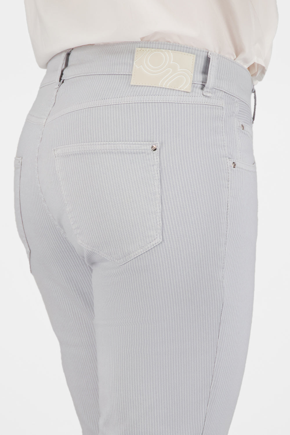 Gardeur Women Damen Hose ZURI128 - Slim - ZURI128-80951-1091 - hellgrau - Grau