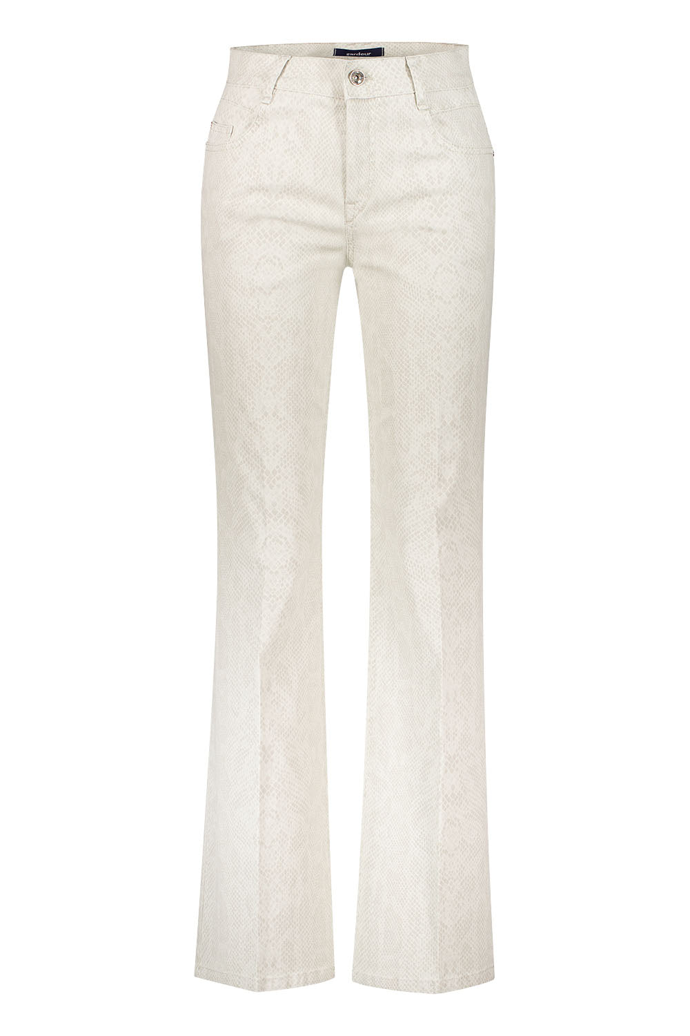 Gardeur Women Damen Hose ZURI126-A - Slim - ZURI126-A-841161-12 - stein - Grau