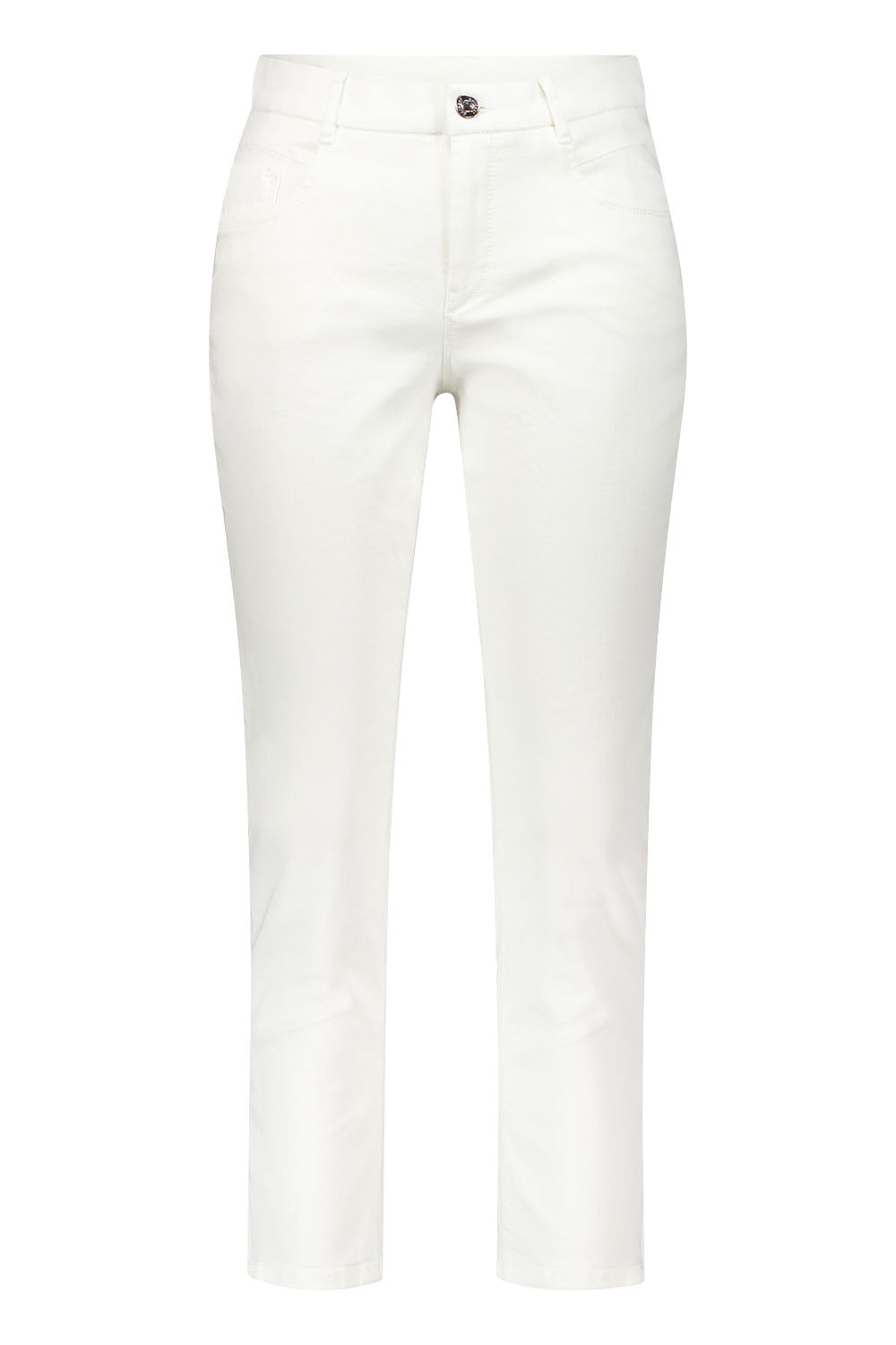 Gardeur Women Damen Hose ZURI121 - Slim - ZURI121-80731-2002 - ecru - Weiß
