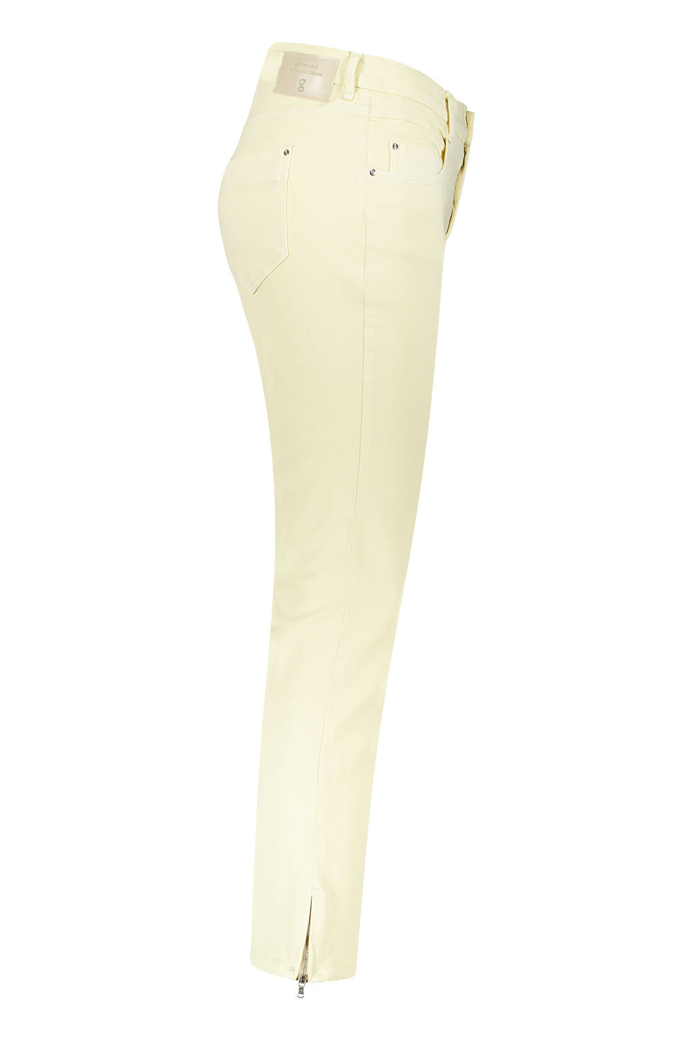 Gardeur Women Damen Hose ZURI121 - Slim - ZURI121-80731-2042 - hellgelb - Gelb