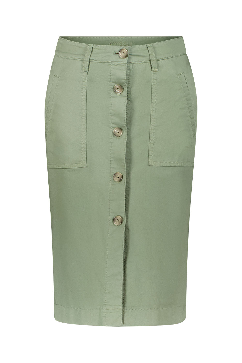 Gardeur Women Damen Rock HEDI3 - HEDI3-80661-5073 - hellkhaki - Grün