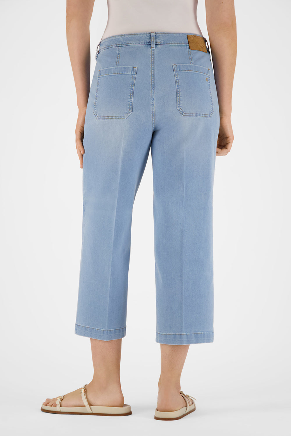 Gardeur Women Damen Hose FELIZA1 - Feminine - FELIZA1-670471-7165 - bleach used - Blau