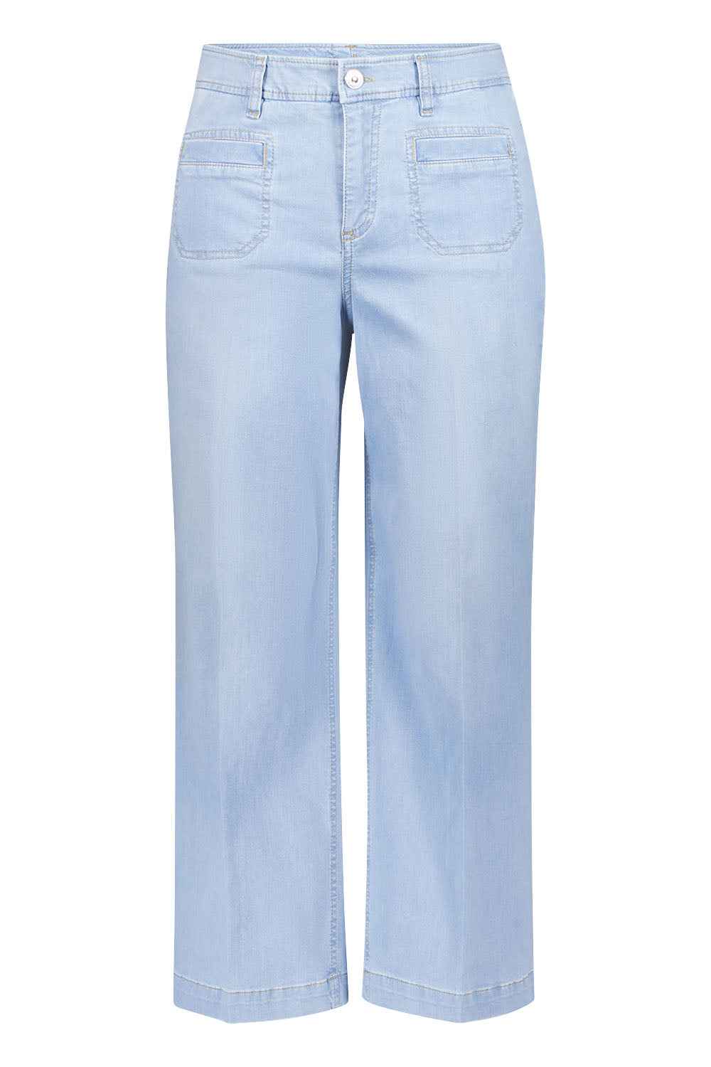 Gardeur Women Damen Hose FELIZA1 - Feminine - FELIZA1-670471-7165 - bleach used - Blau