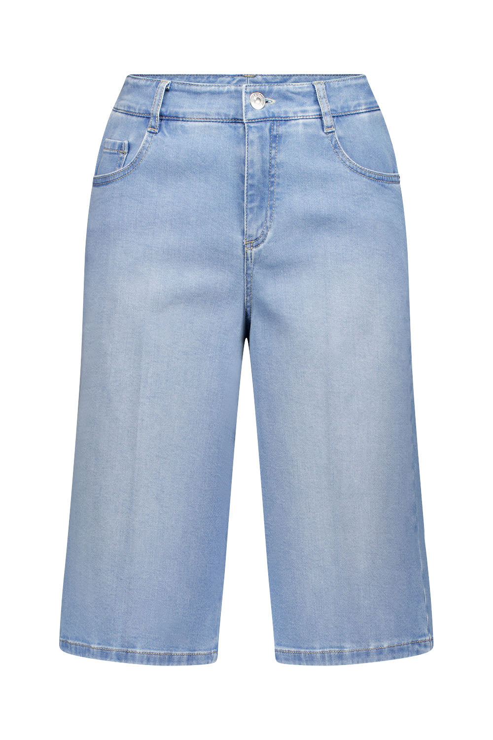Gardeur Women Damen Hose FELIZA4 - Feminine - FELIZA4-670721-7165 - bleach used - Blau