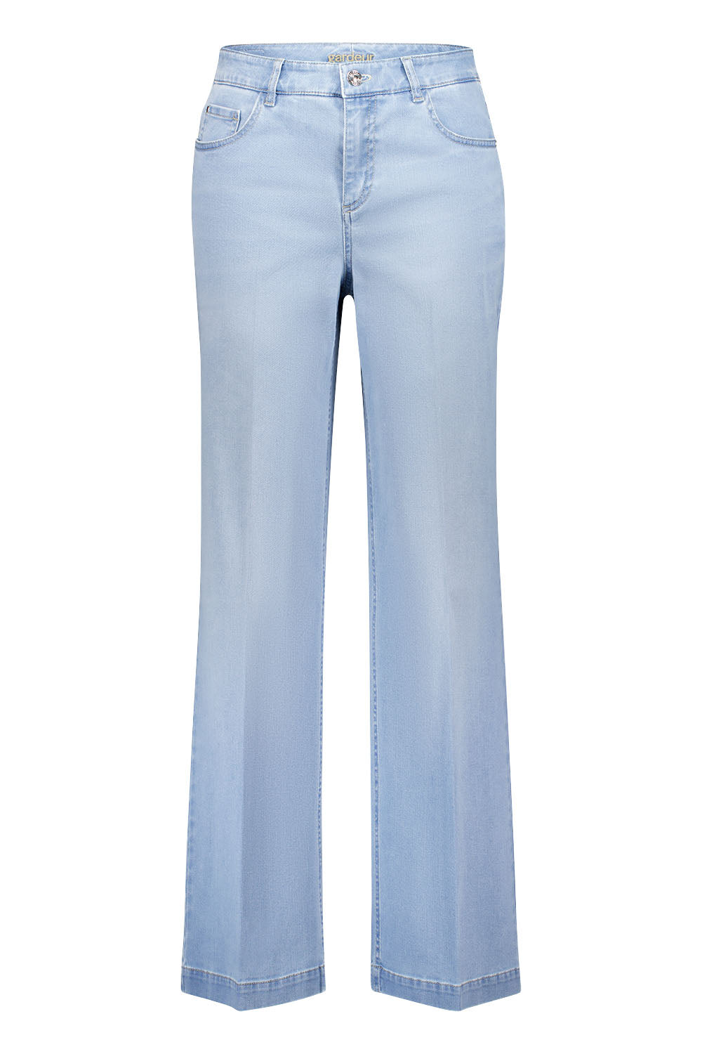 Gardeur Women Damen Hose FELIZA7 - Feminine - FELIZA7-670721-7165 - bleach used - Blau