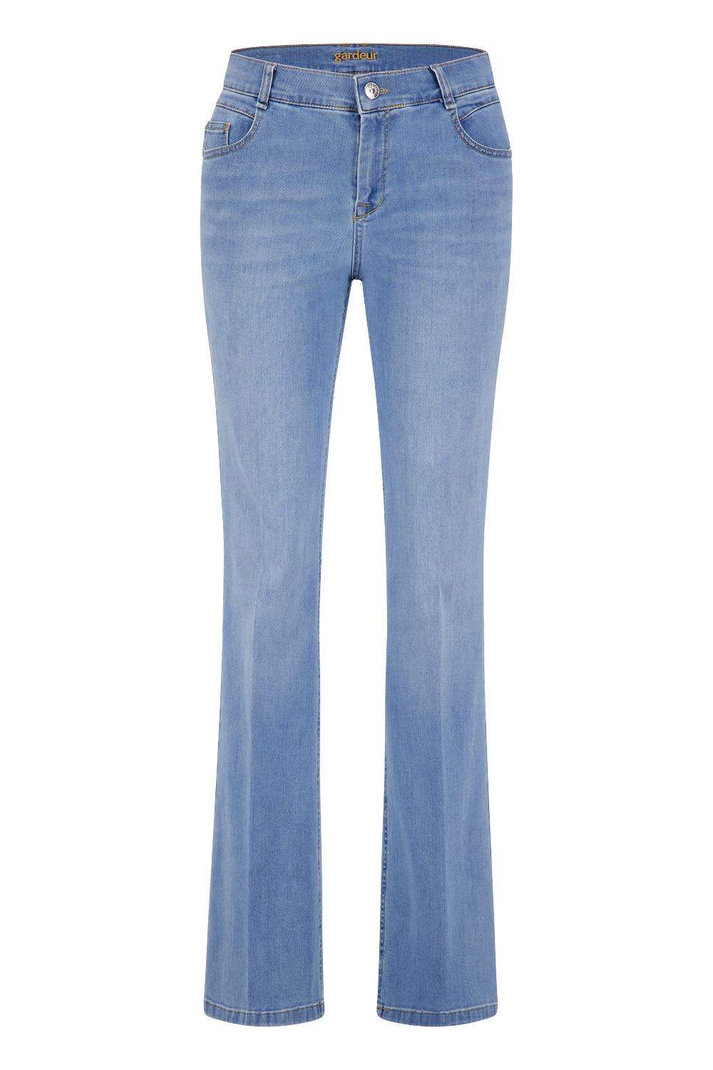 Gardeur Women Damen Hose ZURI126 - Slim Fit - ZURI126-670721-7165 - bleach used - Blau