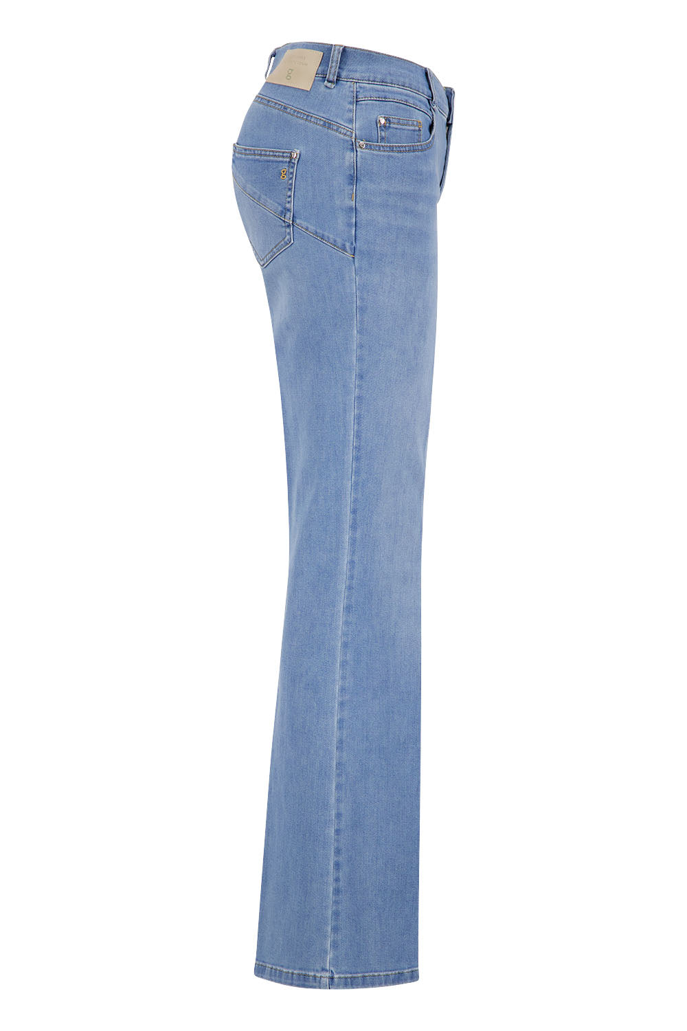 Gardeur Women Damen Hose ZURI126 - Slim Fit - ZURI126-670721-7165 - bleach used - Blau