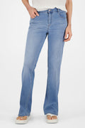 Gardeur Women Damen Hose ZURI126 - Slim Fit - ZURI126-670721-7165 - bleach used - Blau