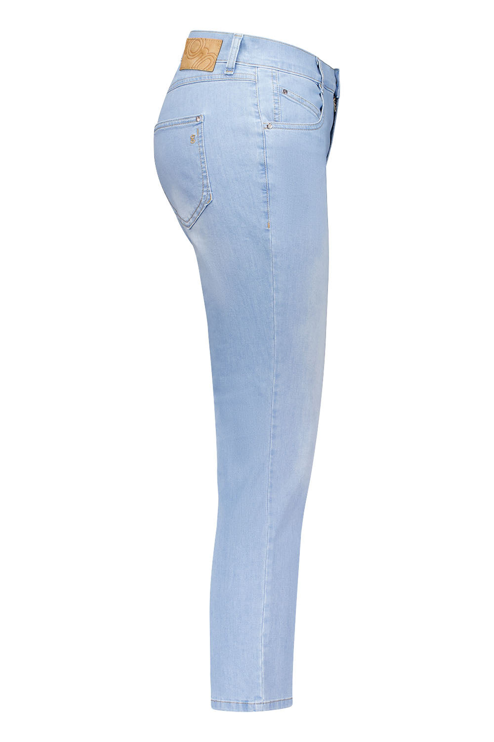 Gardeur Women Damen Hose ZURI128 - Slim - ZURI128-670471-7165 - bleach used - Blau