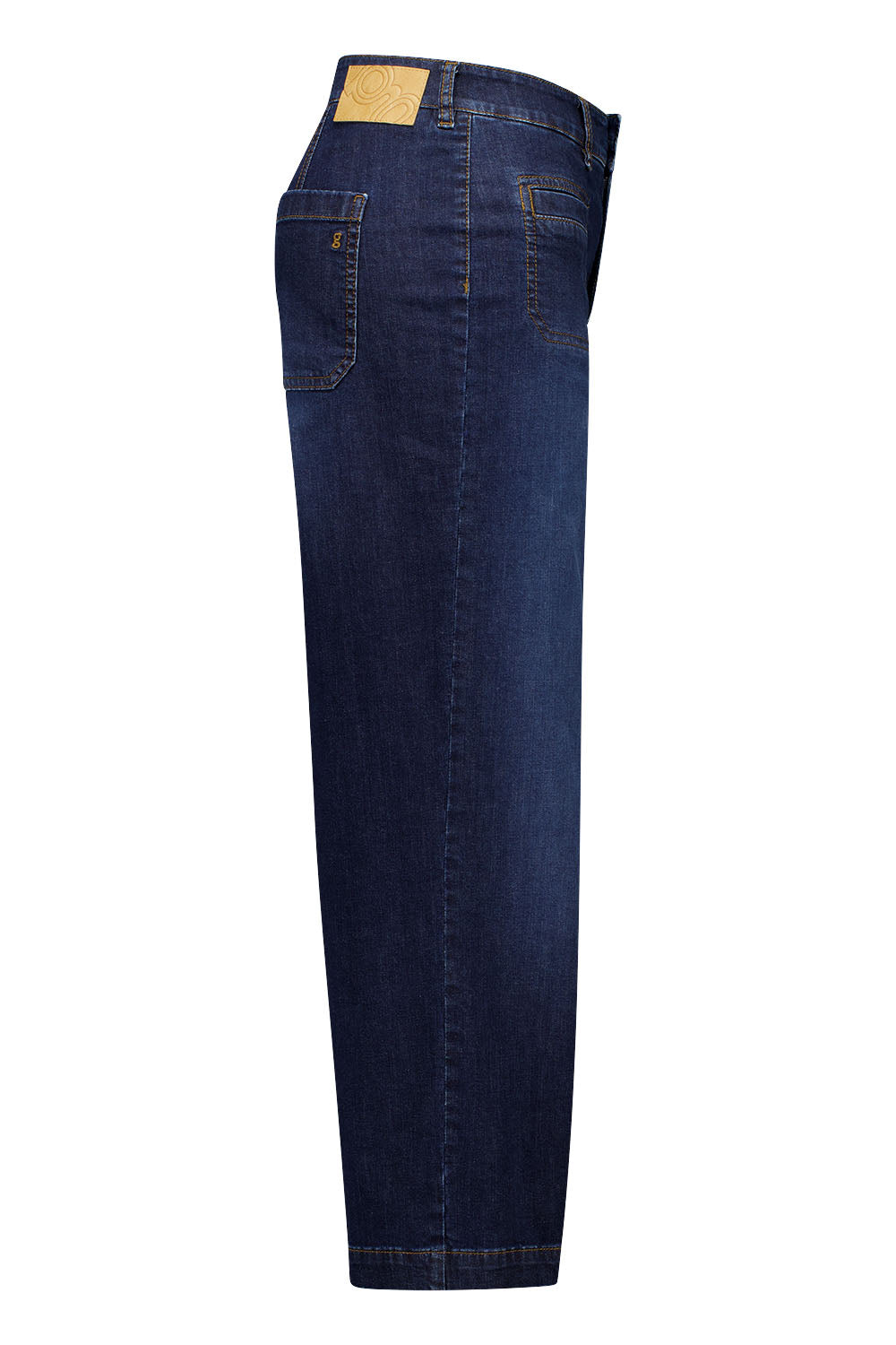 Gardeur Women Damen Hose FELIZA1 - Feminine - FELIZA1-670471-7168 - dark stone used - Blau