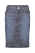 Gardeur Women Damen Rock HEDI550 - HEDI550-621951-7169 - dark rinse used - Schwarz