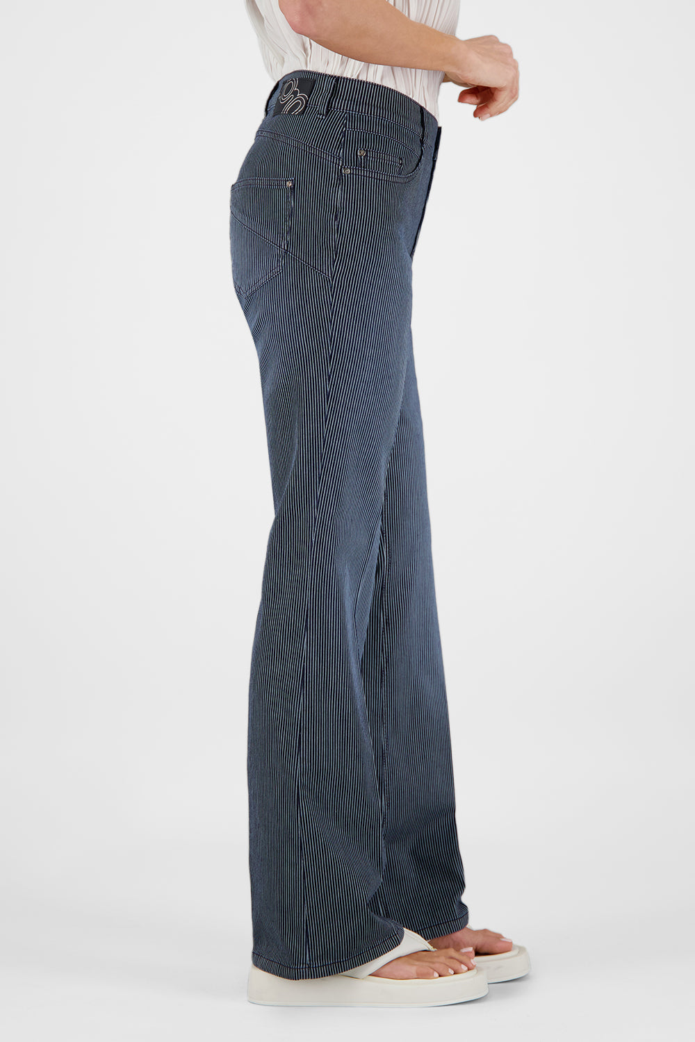 Gardeur Women Damen Hose ZURI126 - Slim - ZURI126-621951-7169 - dark rinse used - Schwarz
