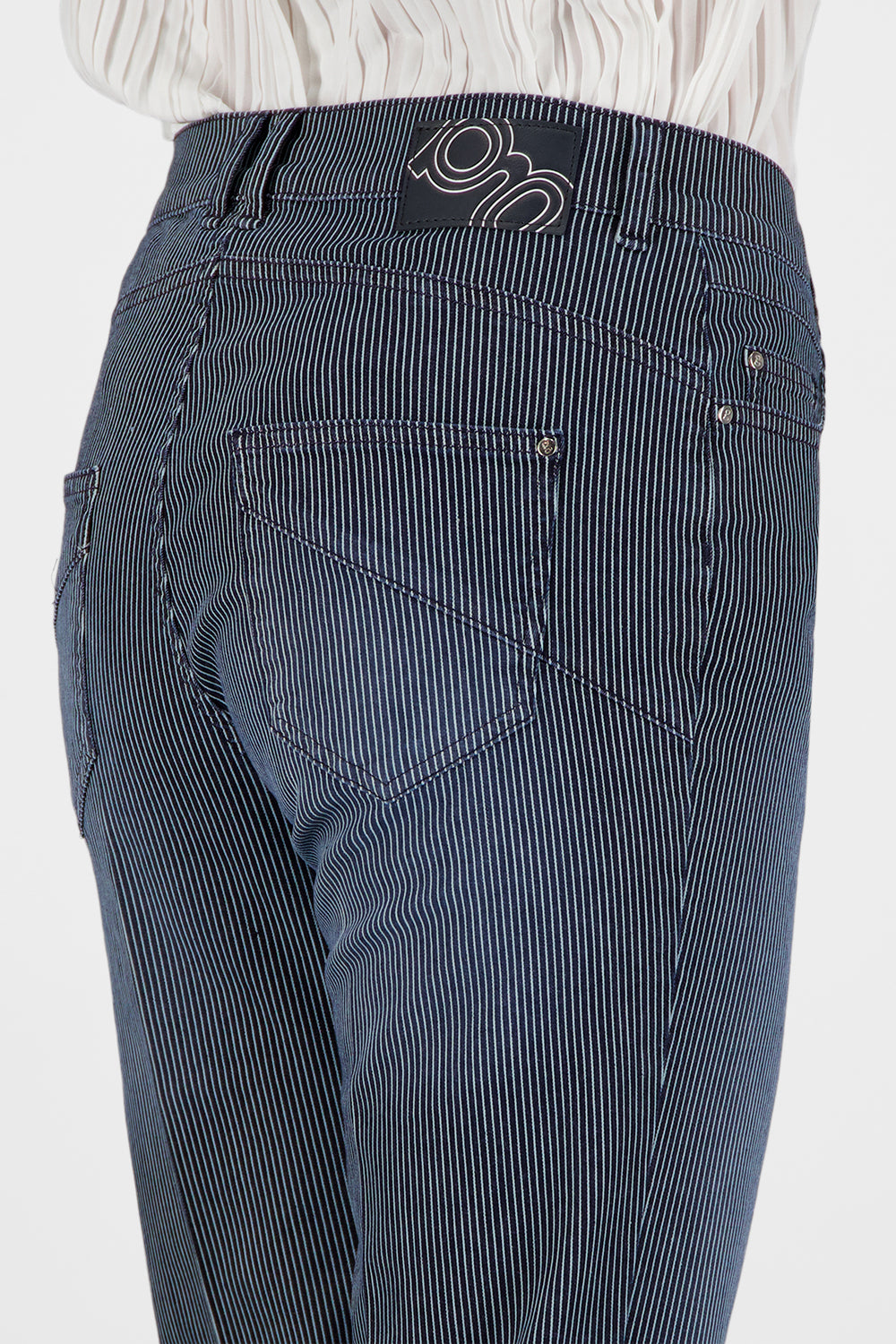 Gardeur Women Damen Hose ZURI126 - Slim - ZURI126-621951-7169 - dark rinse used - Schwarz