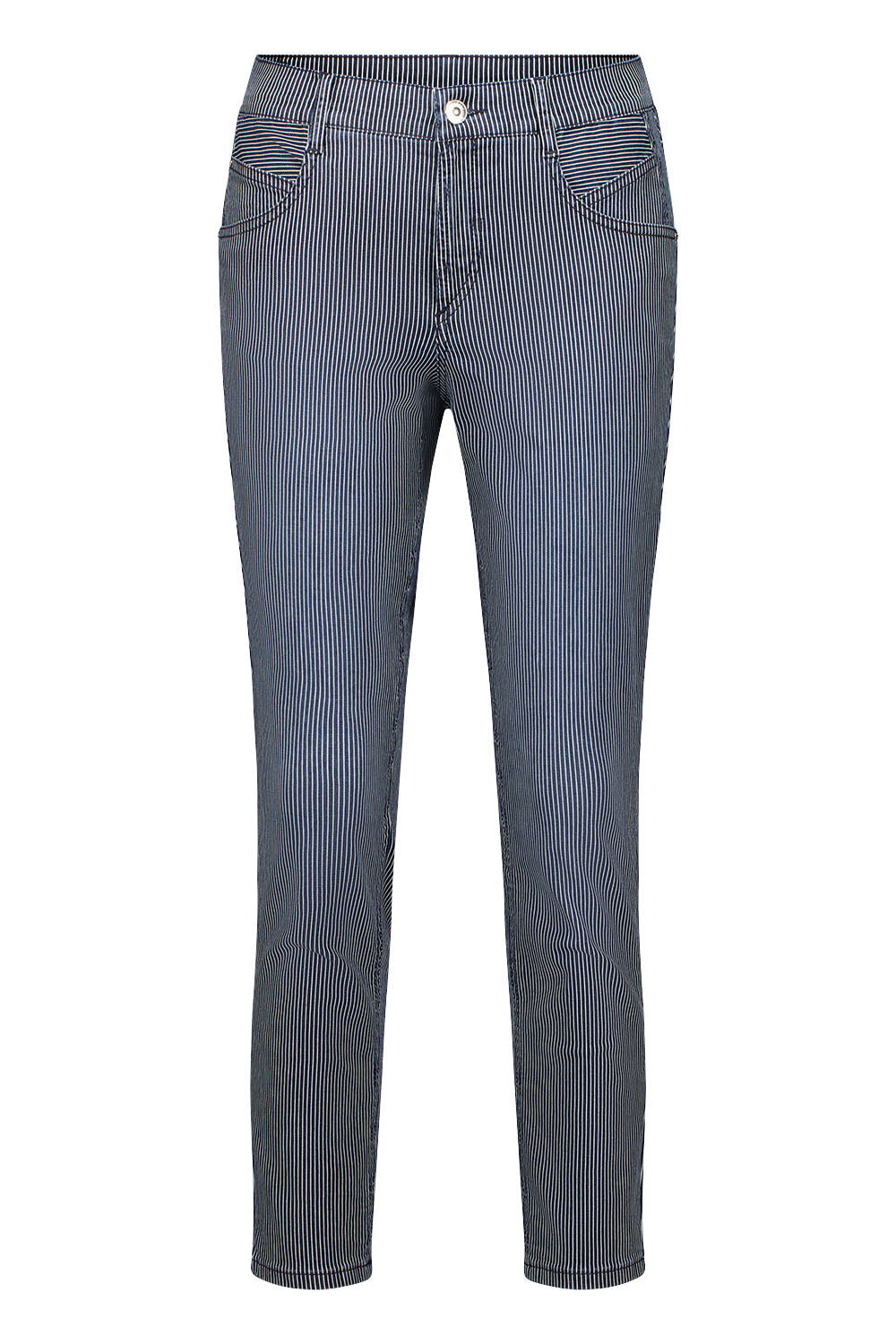 Gardeur Women Damen Hose ZURI128 - Slim - ZURI128-621951-7169 - dark rinse used - Schwarz