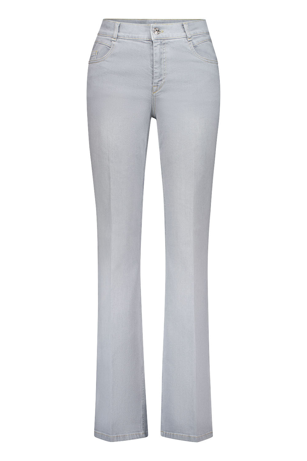 Gardeur Women Damen Hose ZURI126 - Slim Fit - ZURI126-670721-7194 - light grey used - Grau