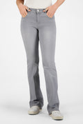Gardeur Women Damen Hose ZURI126 - Slim Fit - ZURI126-670721-7194 - light grey used - Grau