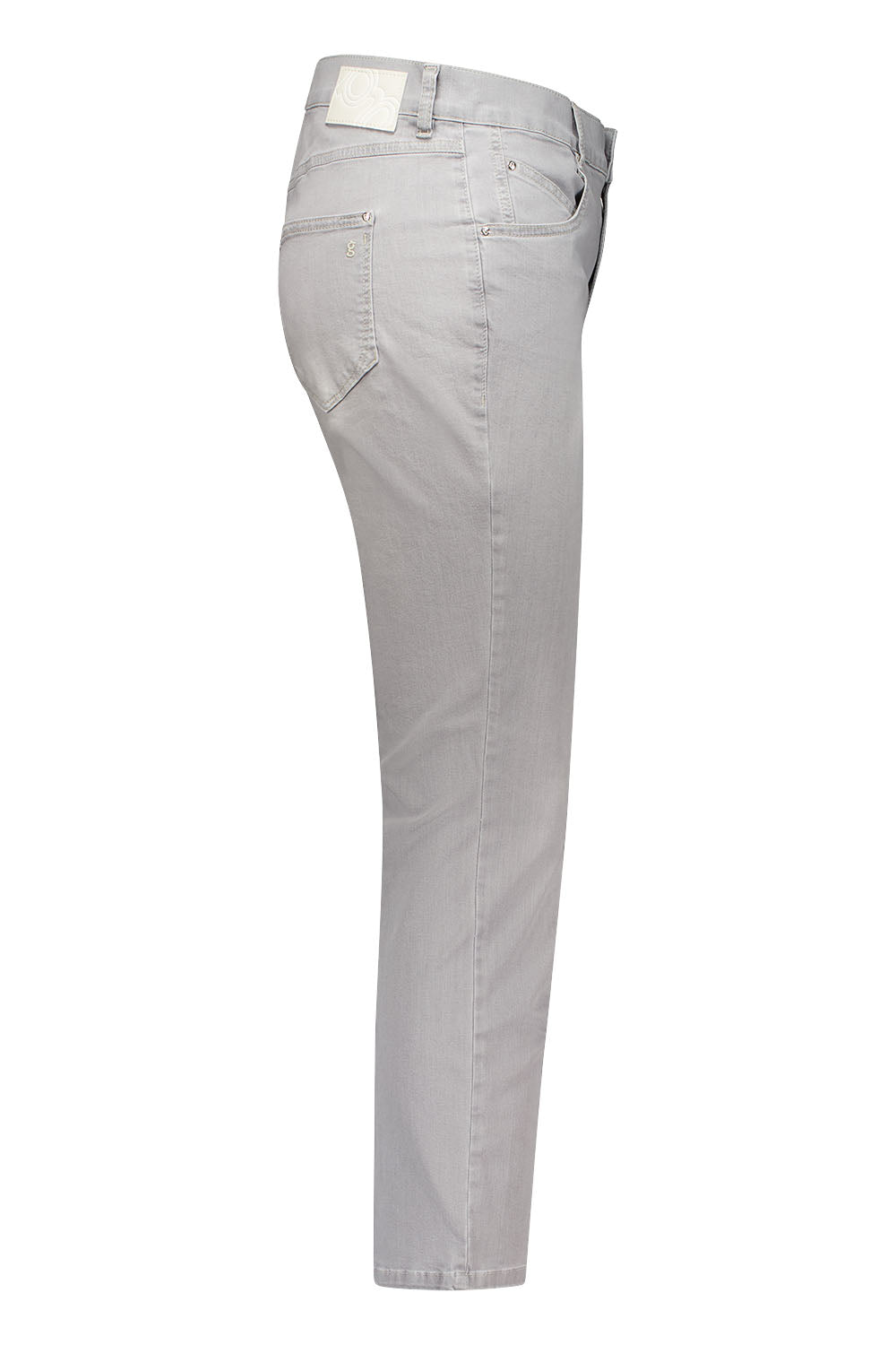Gardeur Women Damen Hose ZURI128 - Slim - ZURI128-670471-7194 - light grey used - Grau