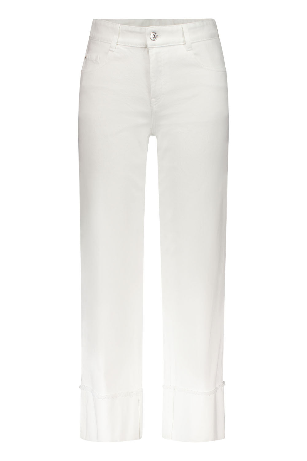 Gardeur Women Damen Hose DARJA6 - Straight - DARJA6-670501-7201 - white denim - Weiß