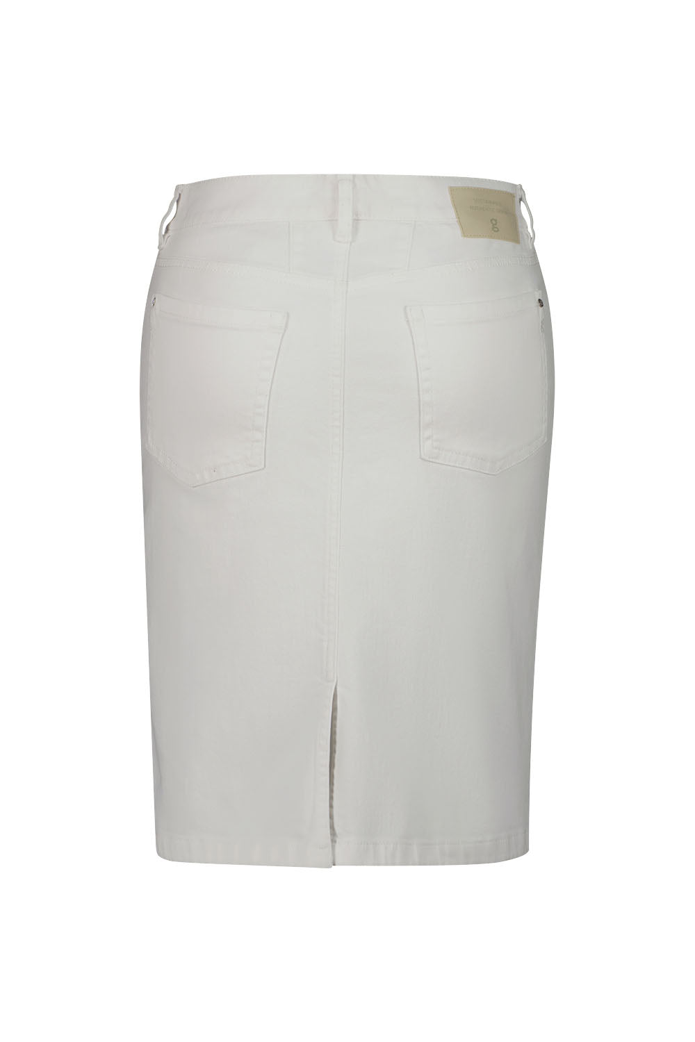 Gardeur Women Damen Rock HEDI550 - HEDI550-670721-7201 - white denim - Weiß