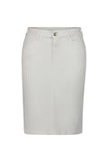 Gardeur Women Damen Rock HEDI550 - HEDI550-670721-7201 - white denim - Weiß