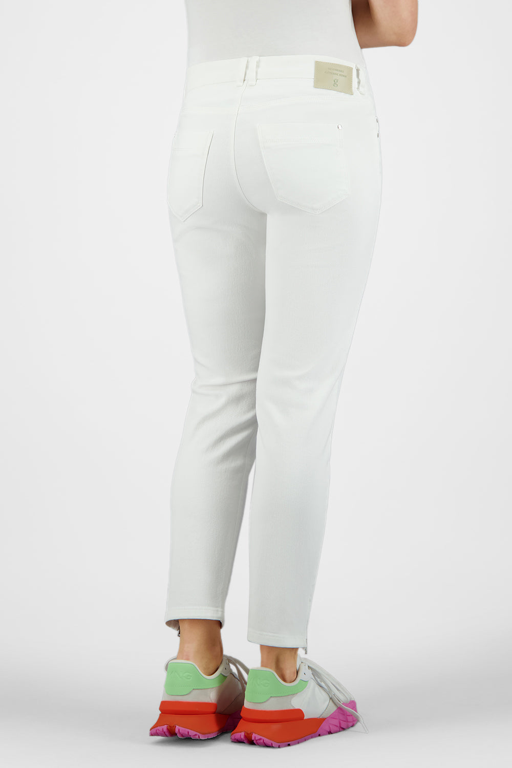 Gardeur Women Damen Hose ZURI121 - Slim - ZURI121-670721-7201 - white denim - Weiß