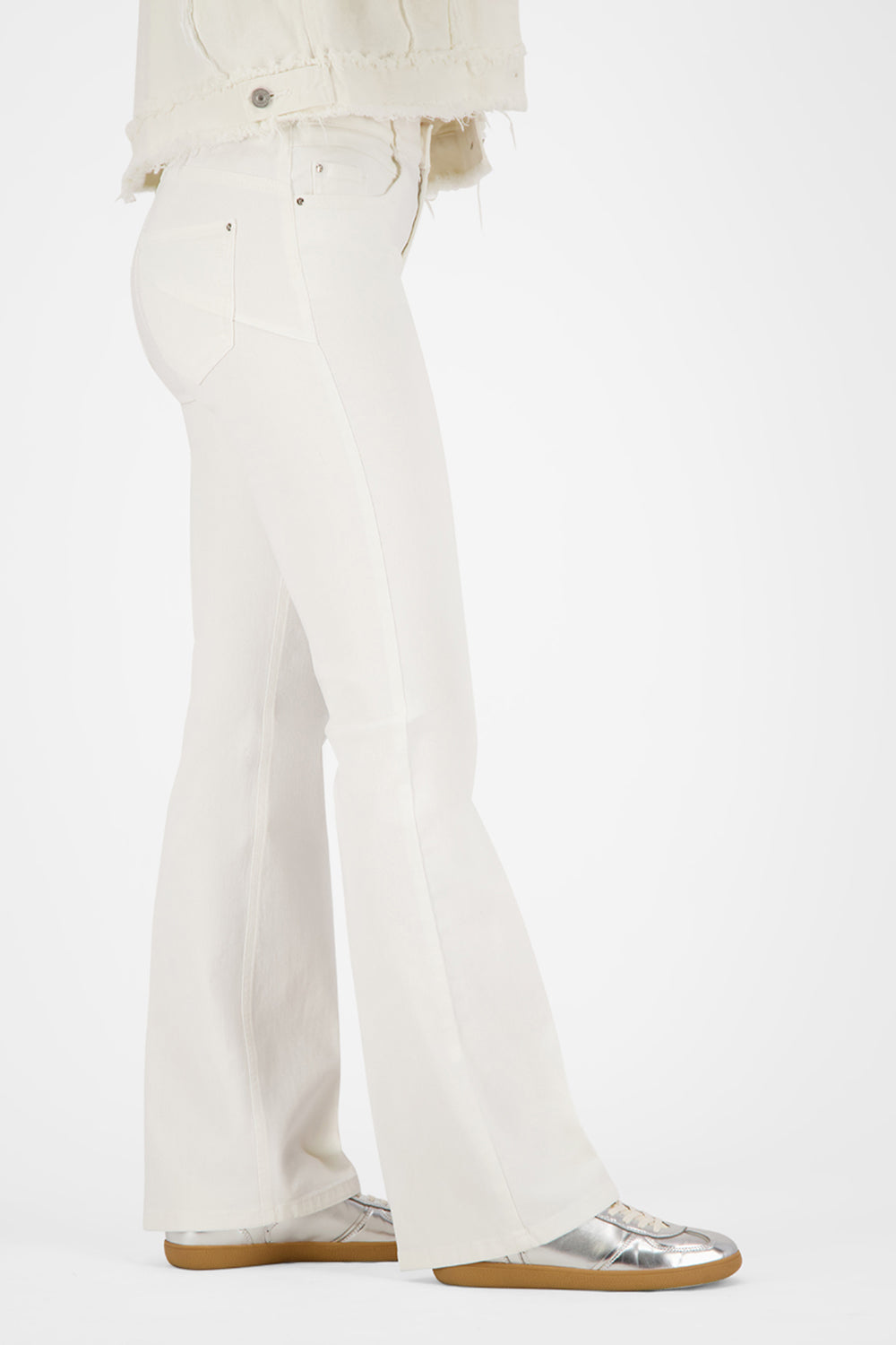 Gardeur Women Damen Hose ZURI126 - Slim Fit - ZURI126-670721-7201 - white denim - Weiß