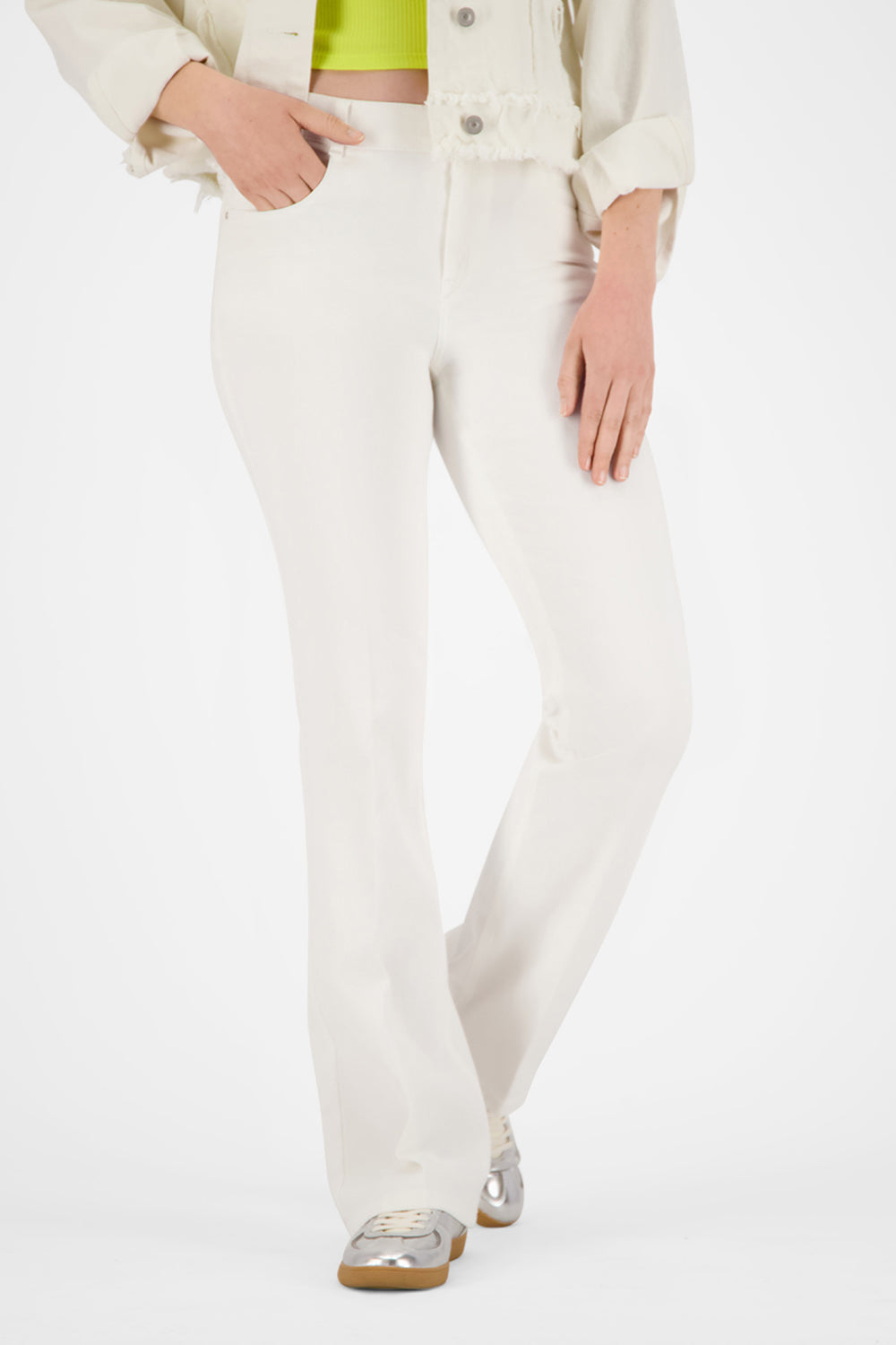 Gardeur Women Damen Hose ZURI126 - Slim Fit - ZURI126-670721-7201 - white denim - Weiß