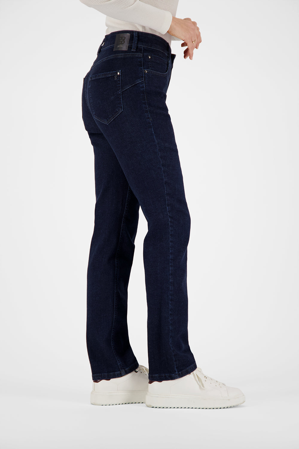 Gardeur Women Damen Hose DARJA5 - Straight - DARJA5-670701-7268 - dark stone - Blau