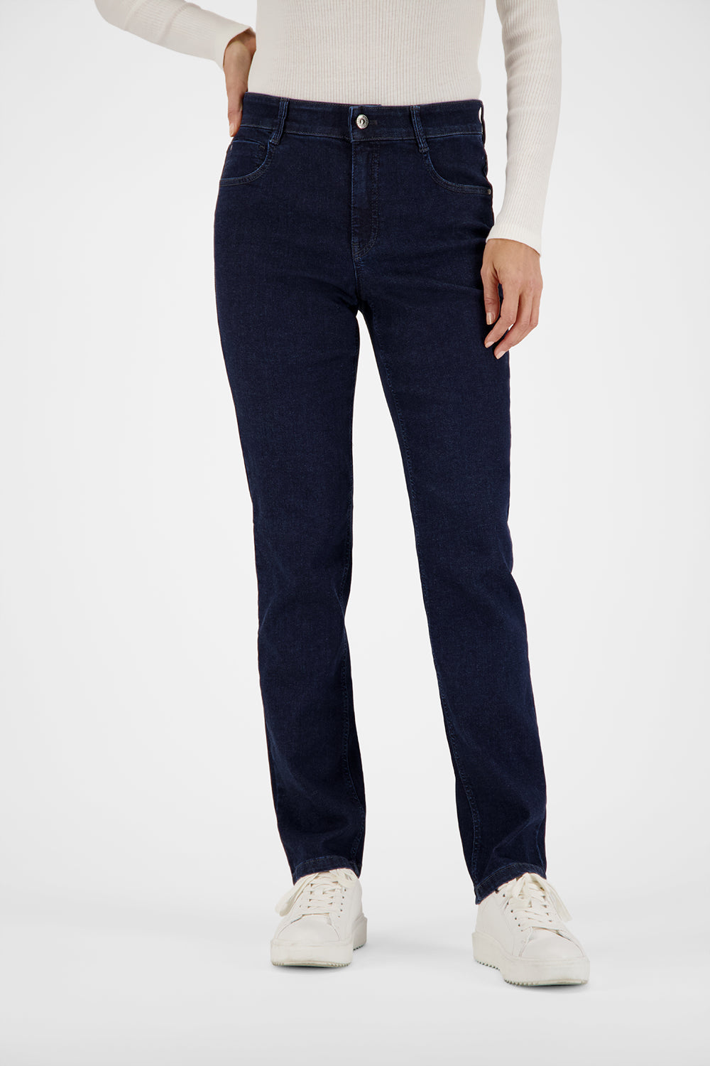 Gardeur Women Damen Hose DARJA5 - Straight - DARJA5-670701-7268 - dark stone - Blau