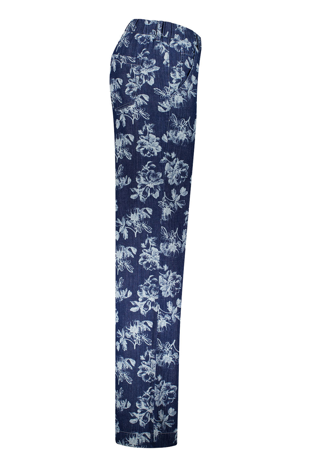 Gardeur Women Damen Hose FRIEDA17 - Feminine - FRIEDA17-641670-7268 - dark stone - Blau