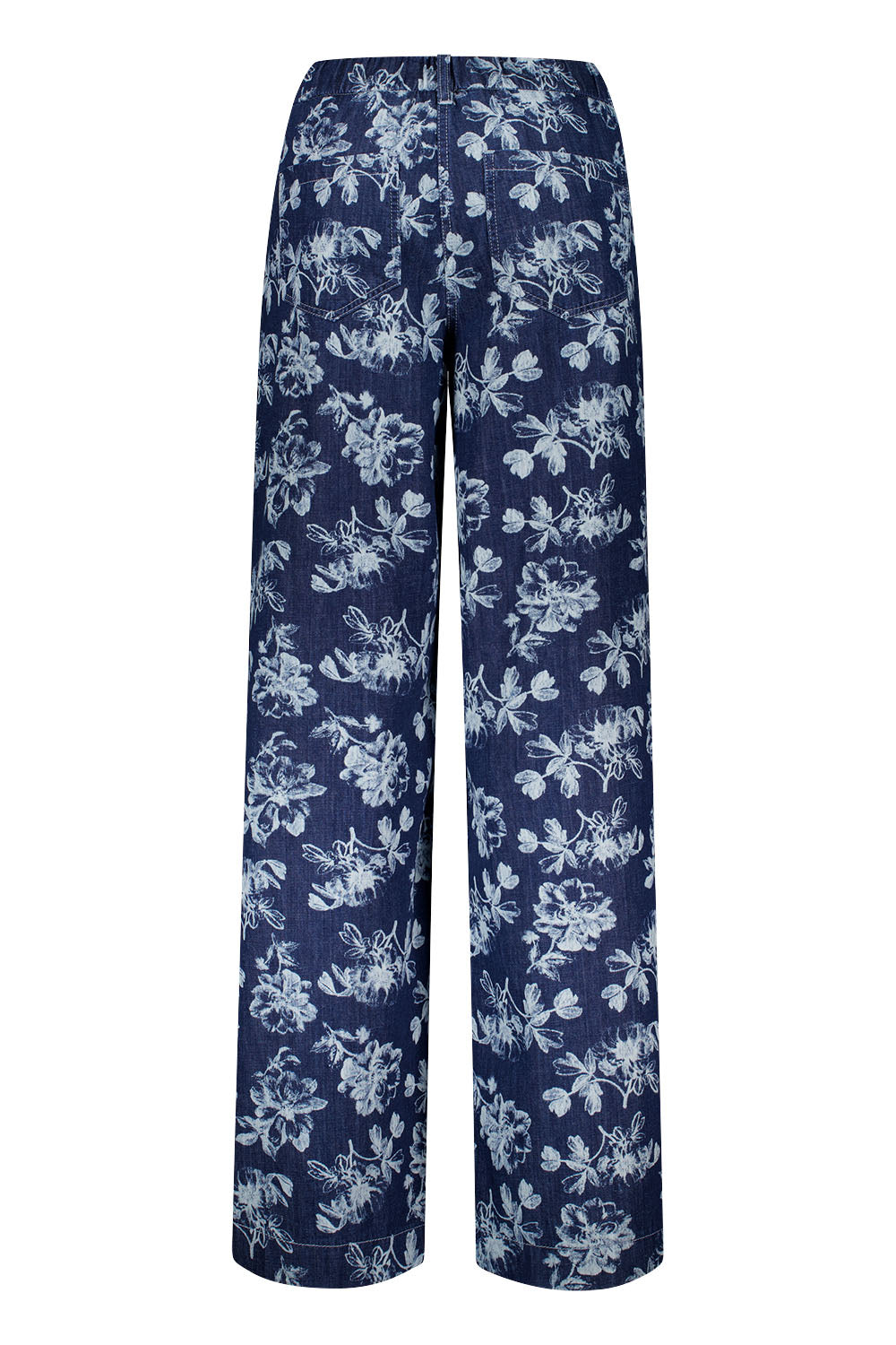 Gardeur Women Damen Hose FRIEDA17 - Feminine - FRIEDA17-641670-7268 - dark stone - Blau