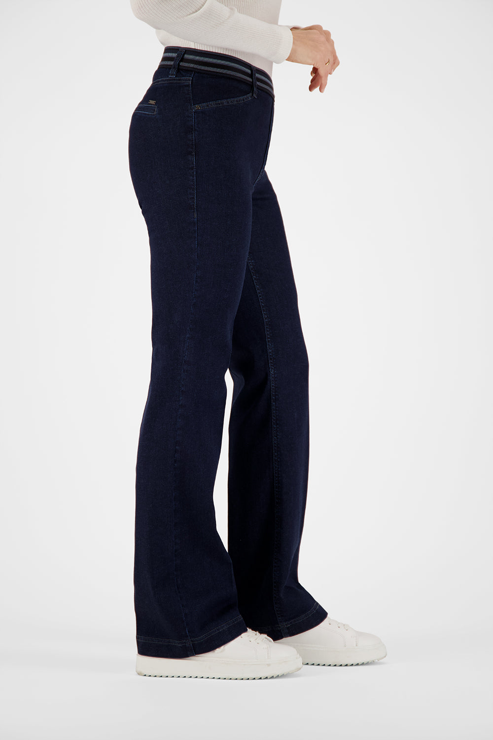 Gardeur Women Damen Hose ZILLA1 - Slim - ZILLA1-670701-7268 - dark stone - Blau