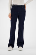 Gardeur Women Damen Hose ZILLA1 - Slim - ZILLA1-670701-7268 - dark stone - Blau