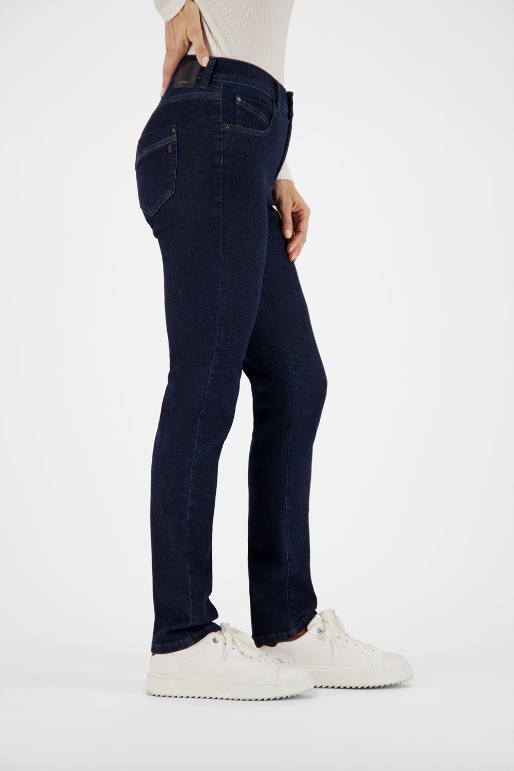 Gardeur Women Damen Hose ZURI135 - Slim - ZURI135-670701-7268 - dark stone - Blau