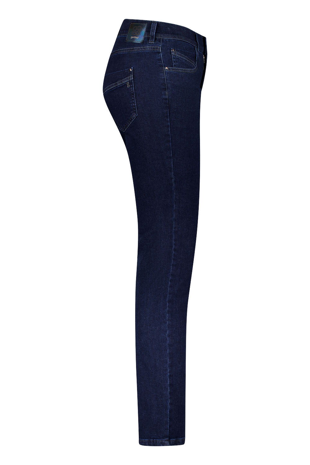 Gardeur Women Damen Hose ZURI135 - Slim - ZURI135-670701-7268 - dark stone - Blau