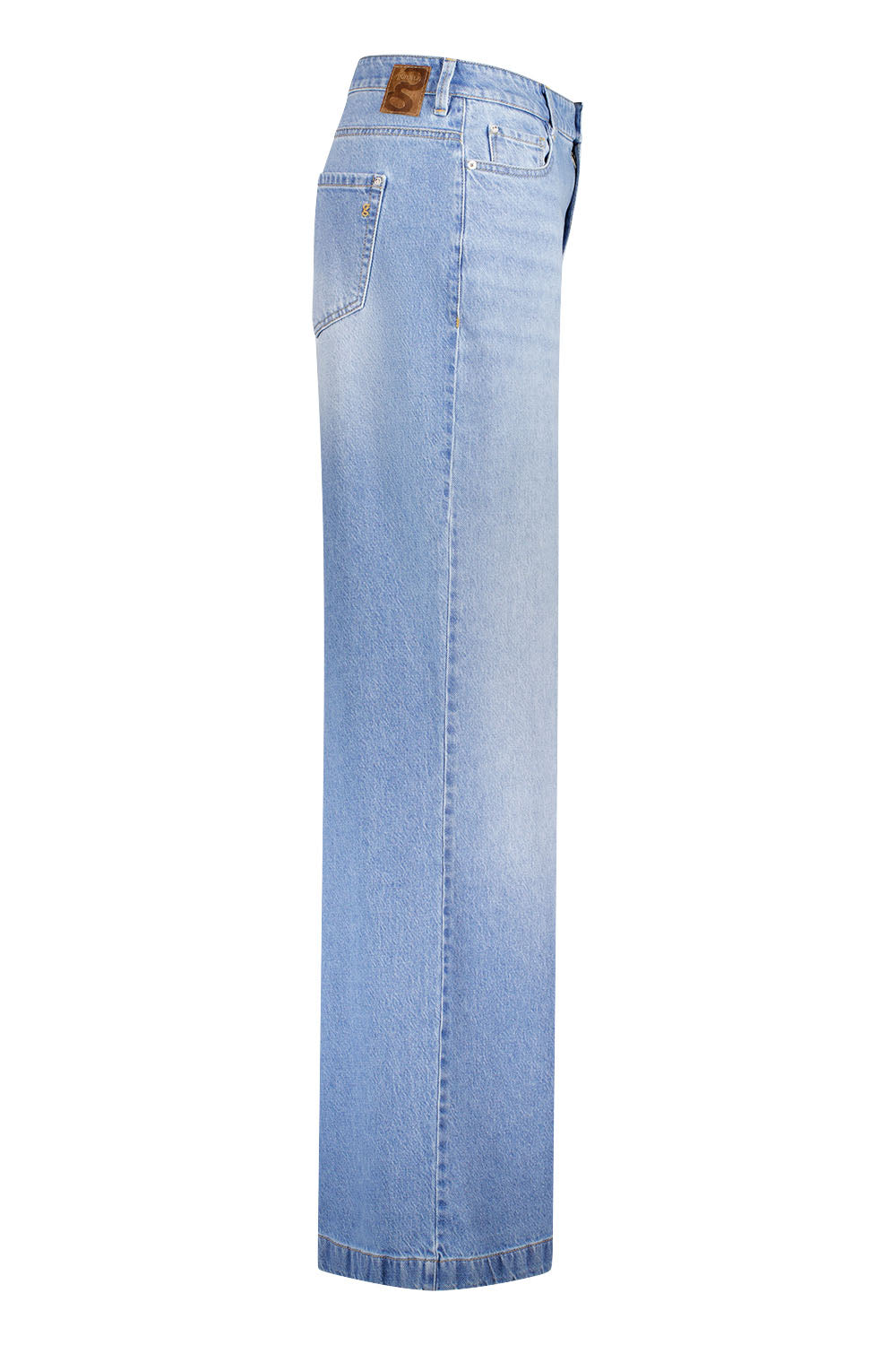 Gardeur Women Damen Hose ULETTA - Modern - ULETTA-670501-7365 - bleach used - Blau