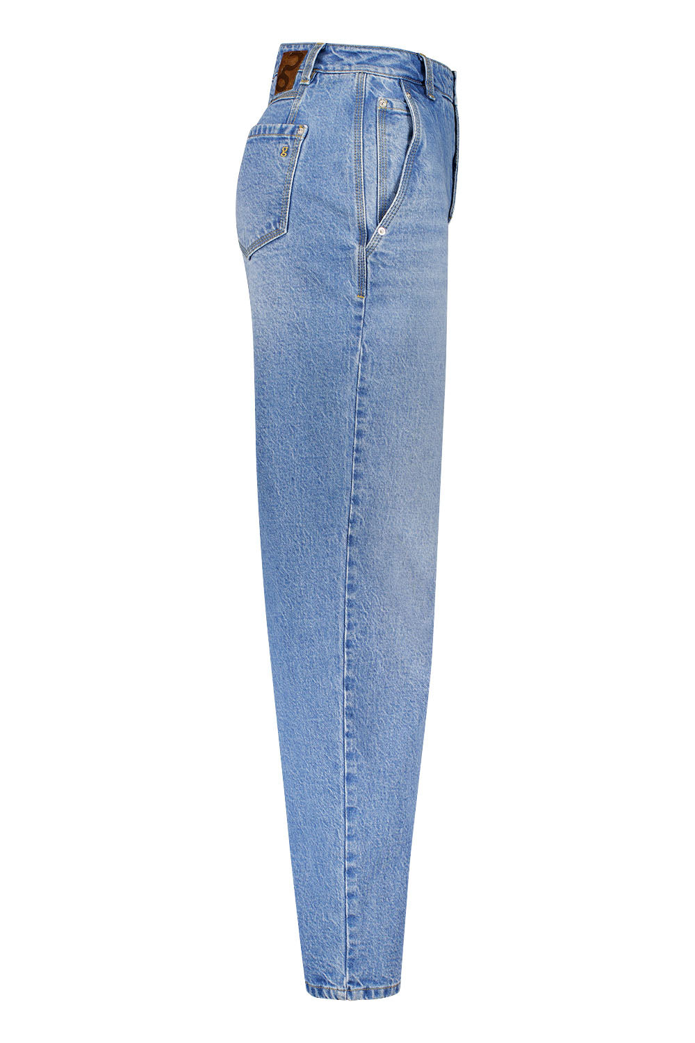 Gardeur Women Damen Hose ULLA4-HIGH - Modern - ULLA4-HIGH-670521-7365 - bleach used - Blau