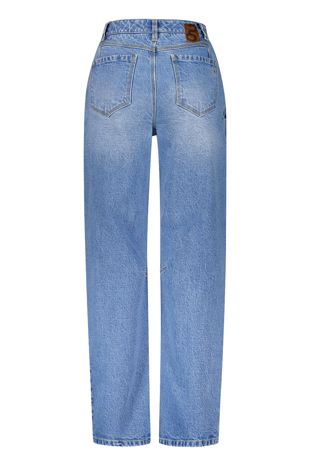 Gardeur Women Damen Hose ULLA4-HIGH - Modern - ULLA4-HIGH-670521-7365 - bleach used - Blau