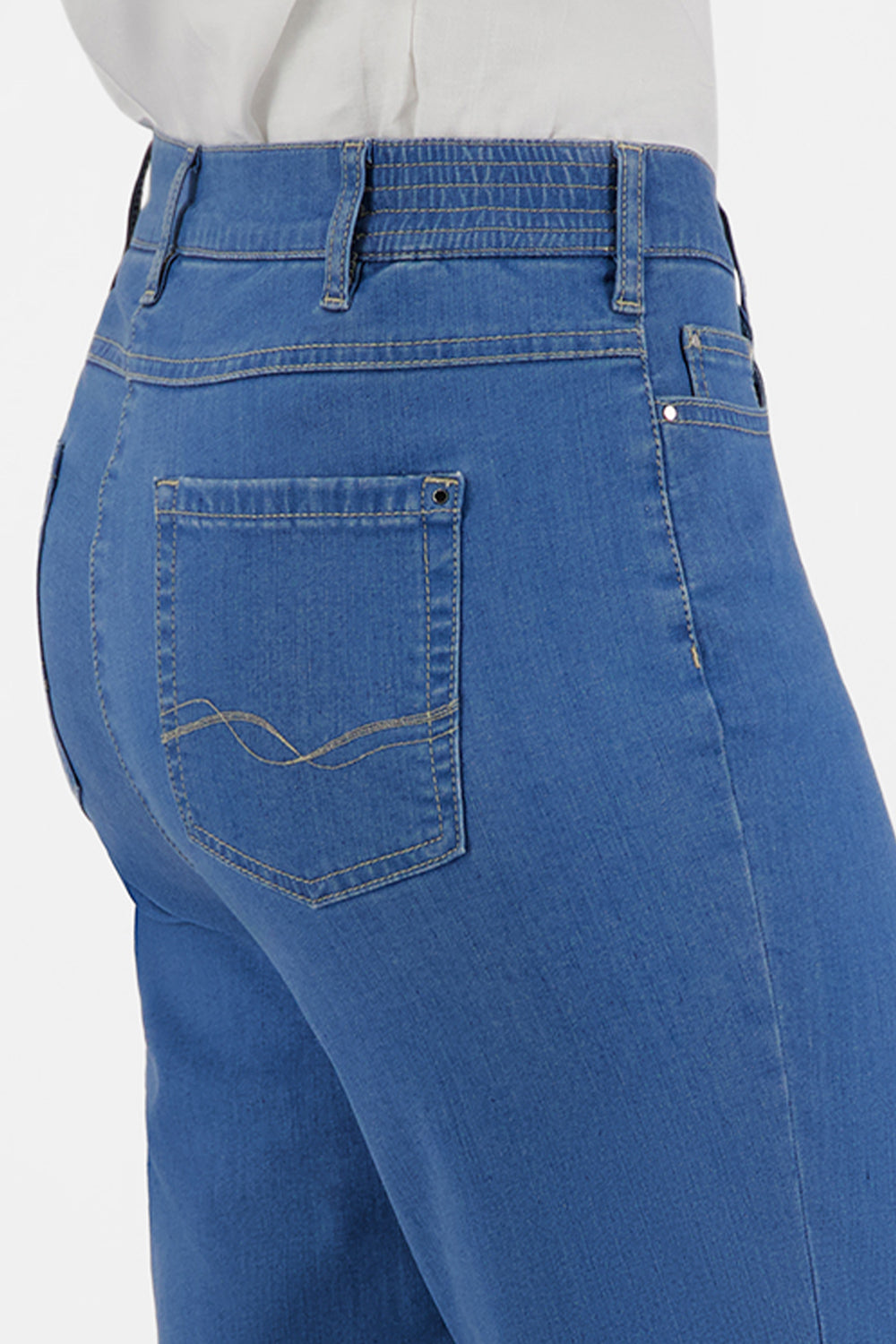Gardeur Women Damen Hose GRETAH-C - Comfortable Fit - GRETAH-C-970041-9265 - bleach - Blau
