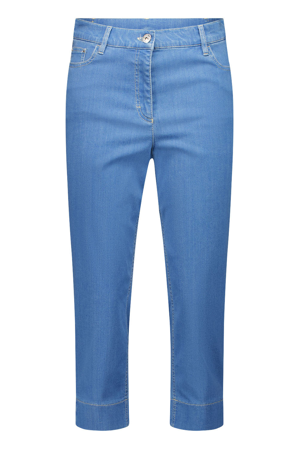 Gardeur Women Damen Hose GRETAH-C - Comfortable Fit - GRETAH-C-970041-9265 - bleach - Blau