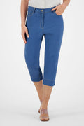 Gardeur Women Damen Hose GRETAH-C - Comfortable Fit - GRETAH-C-970041-9265 - bleach - Blau