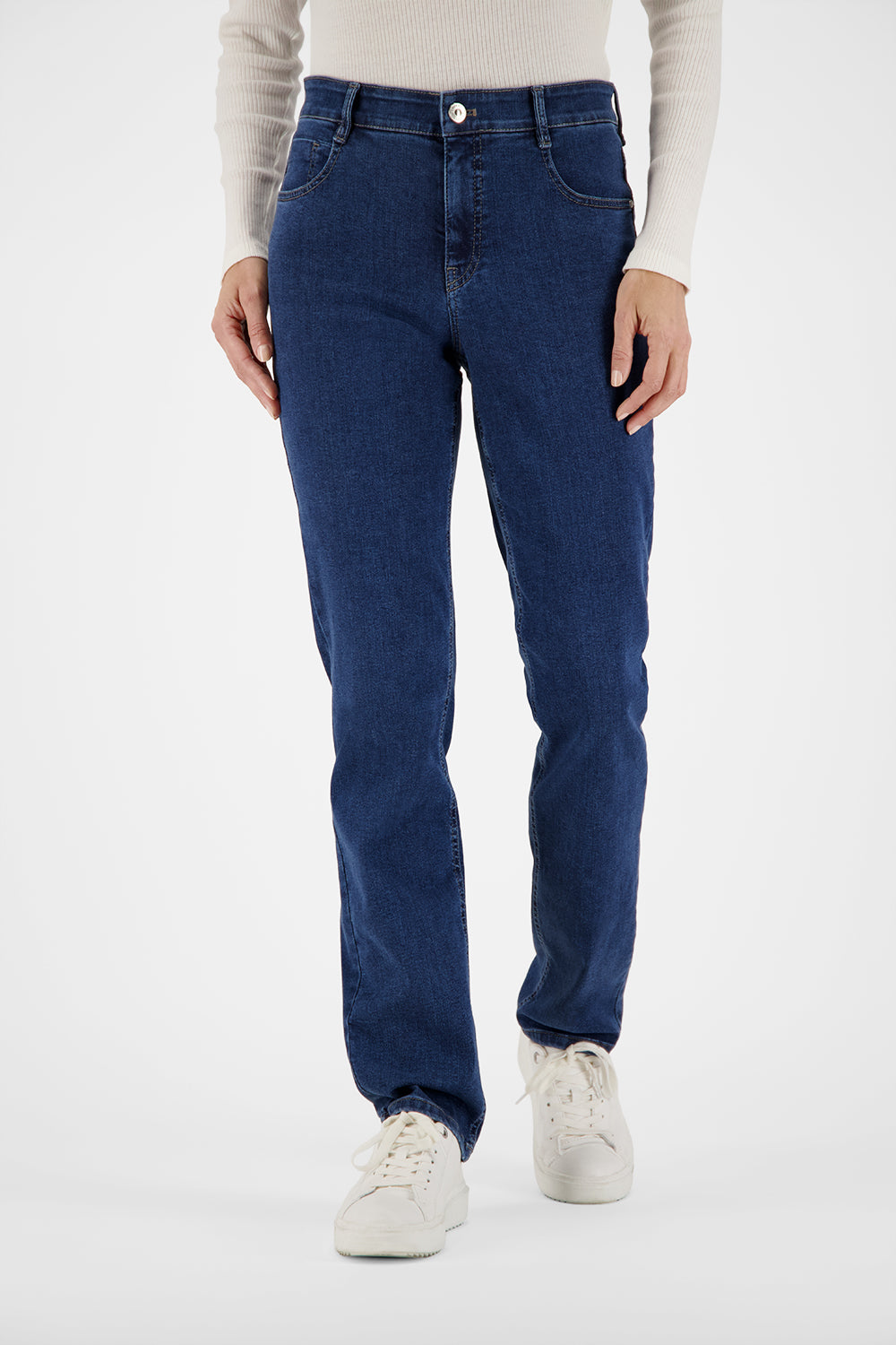 Gardeur Women Damen Hose DARJA5 - Straight - DARJA5-670701-9267 - stone - Grau