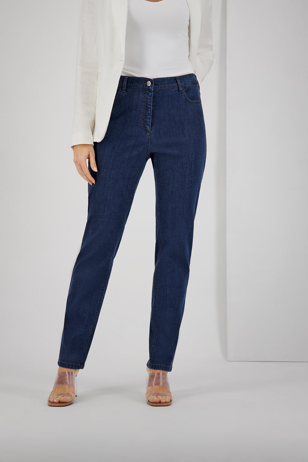 Gardeur Women Damen Hose GRETAH - Comfortable Fit - GRETAH-970041-9267 - stone - Grau
