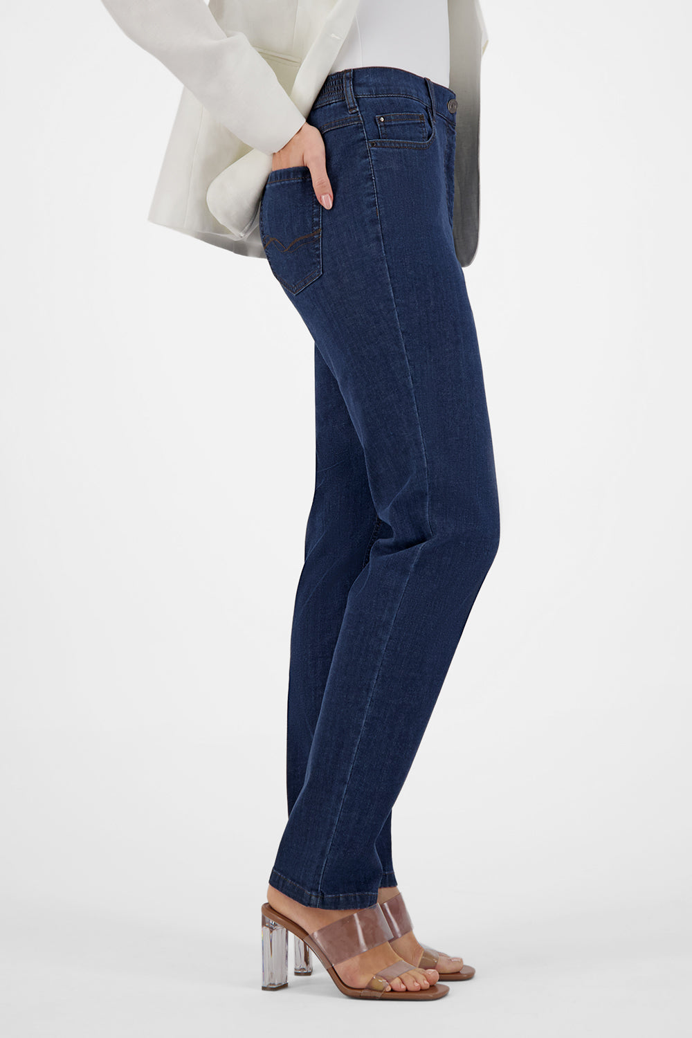 Gardeur Women Damen Hose GRETAH - Comfortable Fit - GRETAH-970041-9267 - stone - Grau