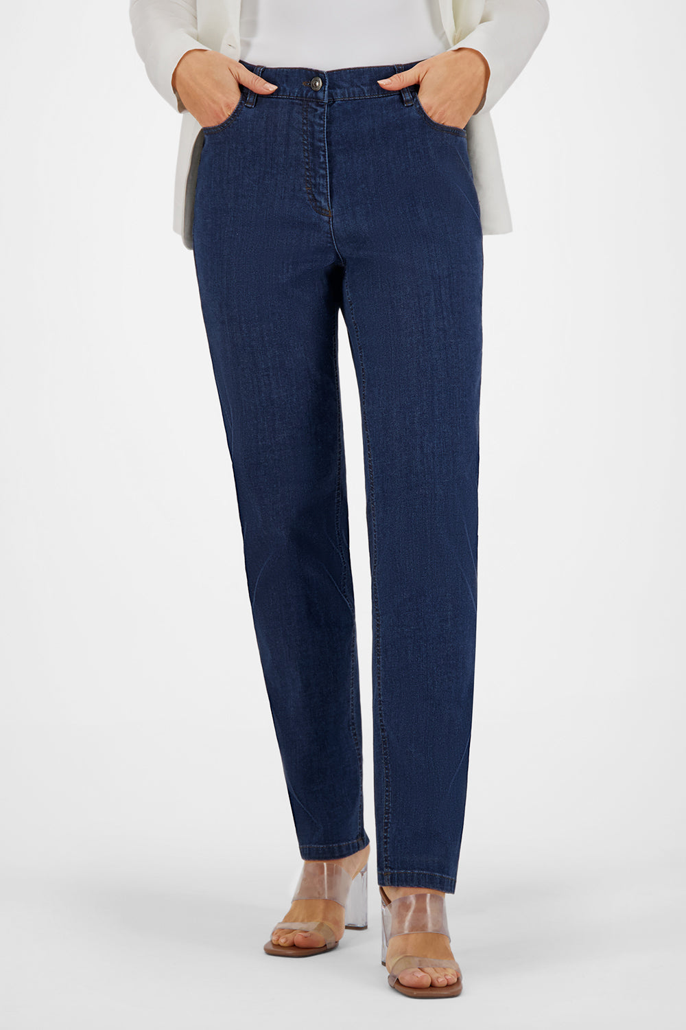 Gardeur Women Damen Hose GRETAH - Comfortable Fit - GRETAH-970041-9267 - stone - Grau