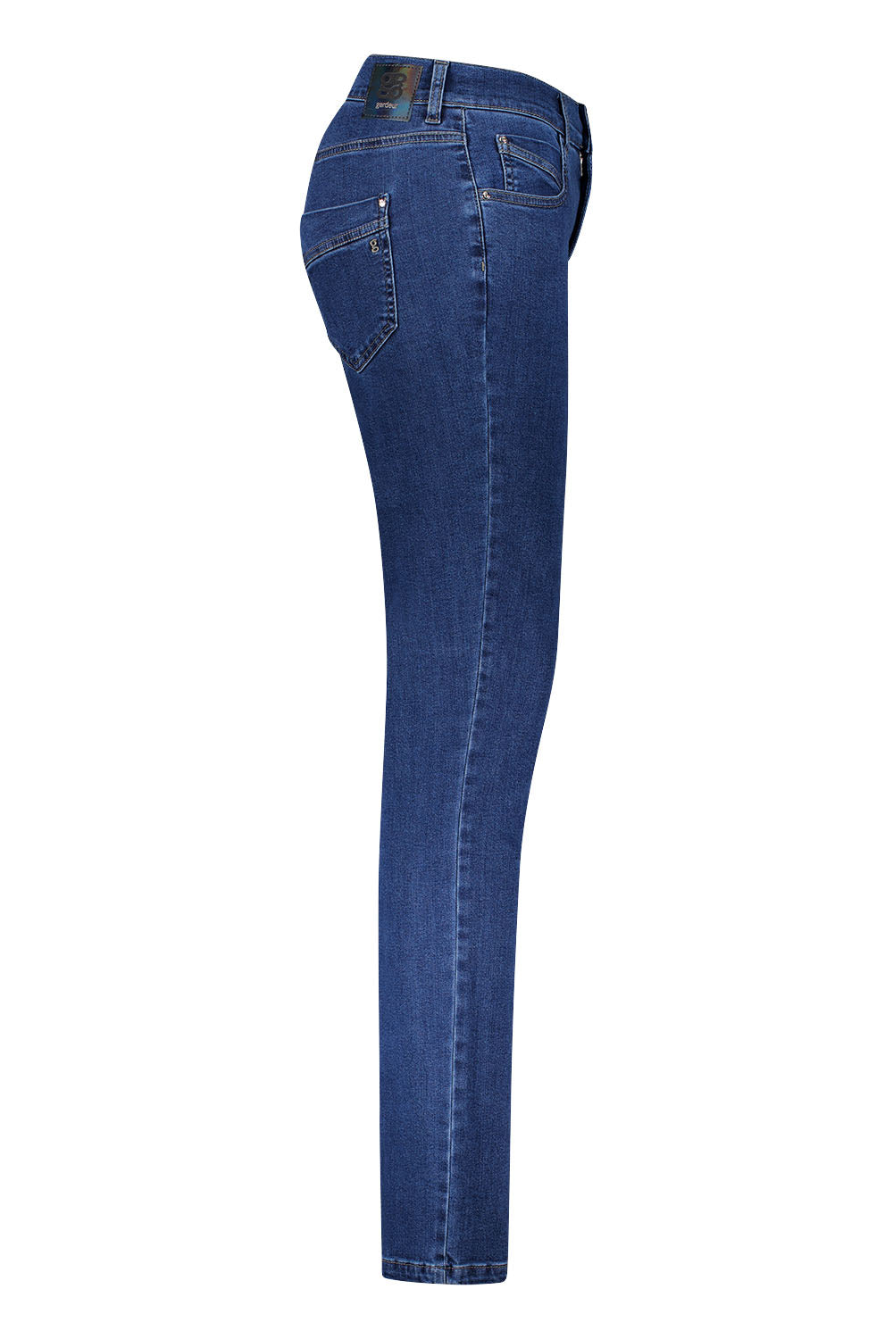 Gardeur Women Damen Hose ZURI135 - Slim - ZURI135-670701-9267 - stone - Grau